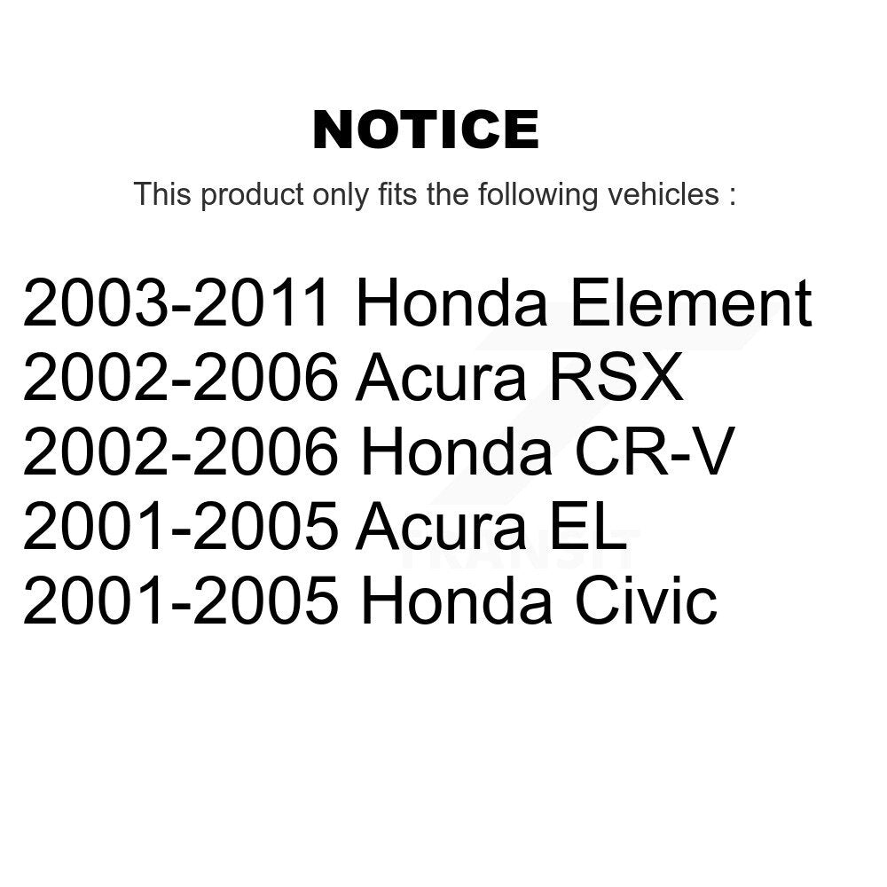 Douille de bras de commande de Suspension avant inférieure avant, pour Honda Civic CR-V Acura E