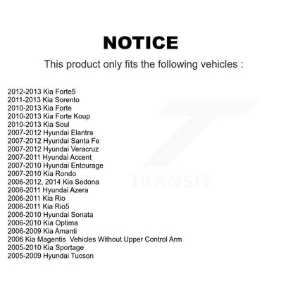 Douille de bras de commande de Suspension avant inférieure avant, pour Hyundai Kia Elantra Sant