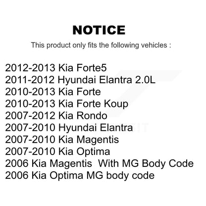 Rotule de Suspension inférieure avant, pour Hyundai Elantra Kia Rondo Forte koup