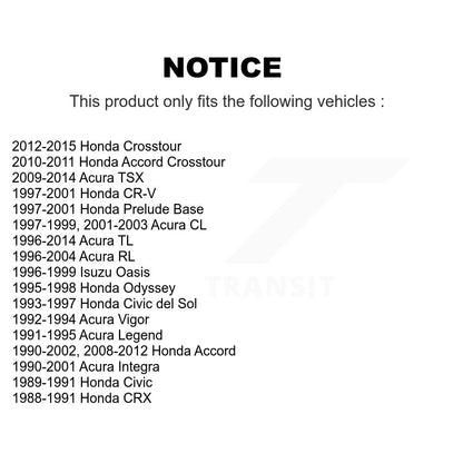 Rotule de Suspension supérieure pour Honda Accord Acura TL CR-V TSX Integra Crosstou