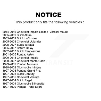 Douille de bras de commande de Suspension avant inférieure avant, pour Chevrolet Impala Pontiac