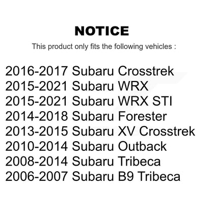 Kit de liaison de barre stabilisatrice de Suspension avant, pour Subaru Forester Outback XV WRX STI