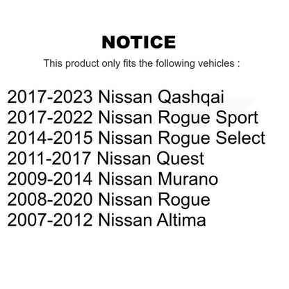 Kit de lien de barre stabilisatrice de Suspension avant gauche pour Nissan Rogue Sport Qashqai