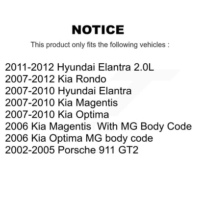 Kit de liaison de barre stabilisatrice de Suspension, pour Hyundai Elantra Kia Rondo Porsche 911