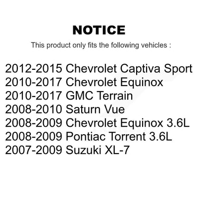 Kit de lien de barre stabilisatrice de Suspension avant gauche pour Chevrolet Equinox GMC Terrain