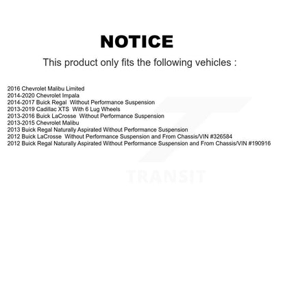 Kit de liaison de barre stabilisatrice de Suspension avant, pour Chevrolet Malibu Impala Buick Rega
