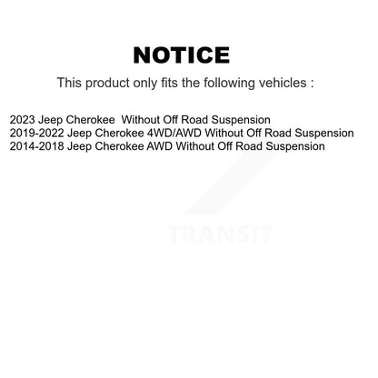 Kit de liaison de barre stabilisatrice de Suspension avant pour Jeep Cherokee 72-K750742