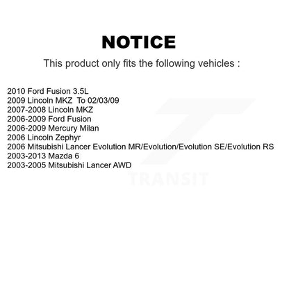 Kit de liaison de barre stabilisatrice de Suspension gauche, pour Ford Fusion Mazda 6 Mitsubishi MKZ