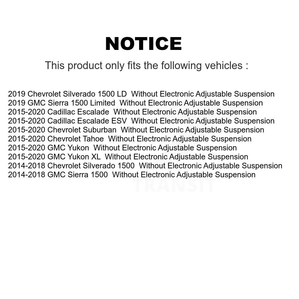 Support de jambe de force de Suspension avant, pour GMC Chevrolet Sierra 1500 Silverado Tahoe Yuko