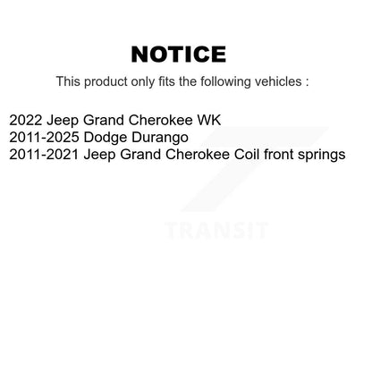 Suspension avant Mont Strut pour Jeep Grand Cherokee Dodge Durango WK 73-902053