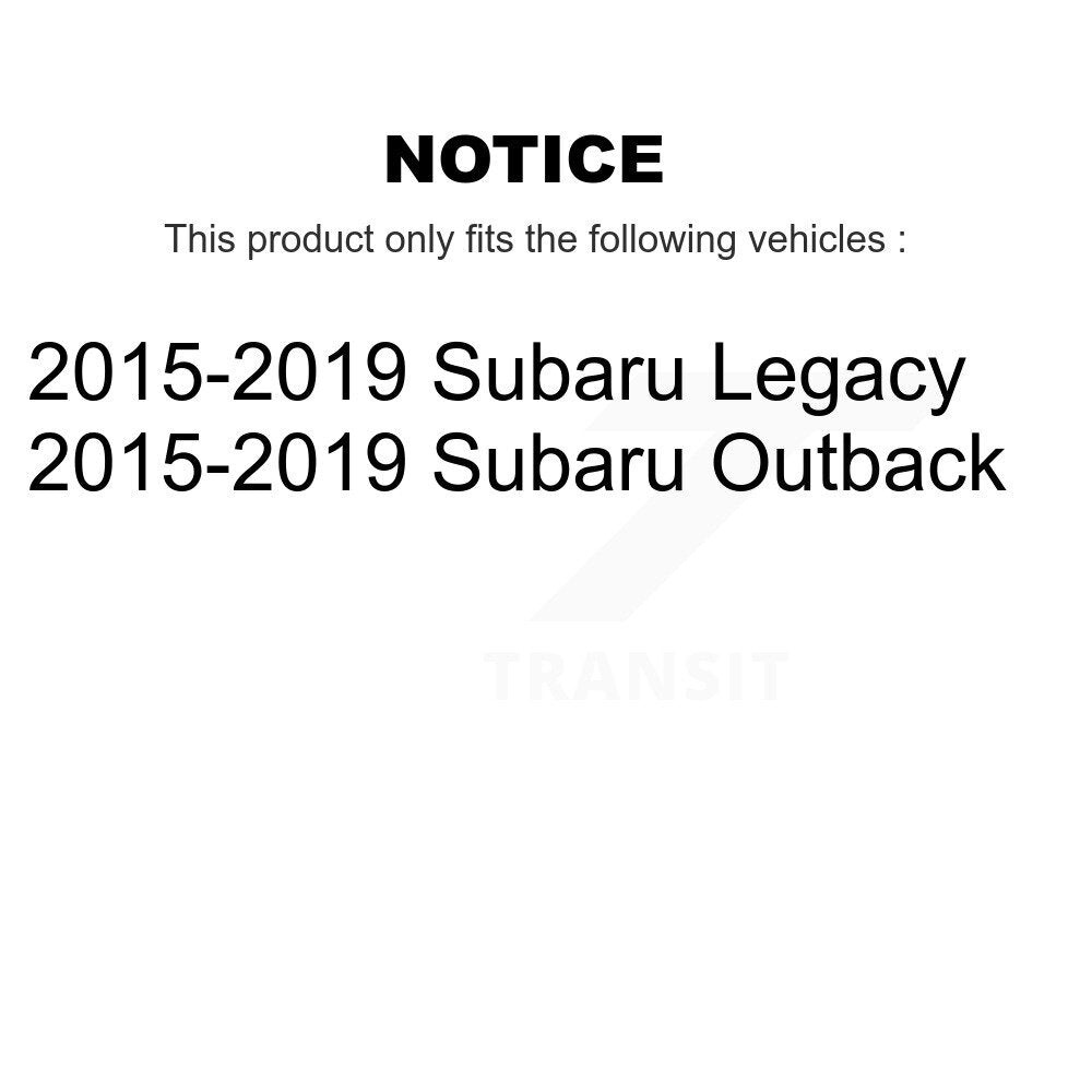 Suspension avant Strut Mount Pour 2015-2019 Subaru Outback Legacy 73-902155