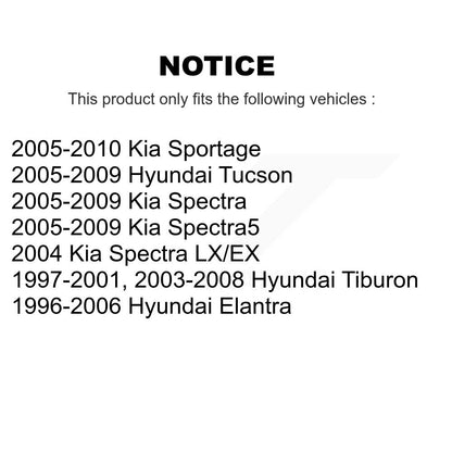 Kit de quincaillerie de jambe de force de Suspension arrière droite, pour Hyundai Tucson Kia Sportage Elantr