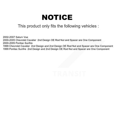 Kit de quincaillerie de jambe de force de Suspension avant, pour Chevrolet Cavalier Pontiac Sunfire Vue