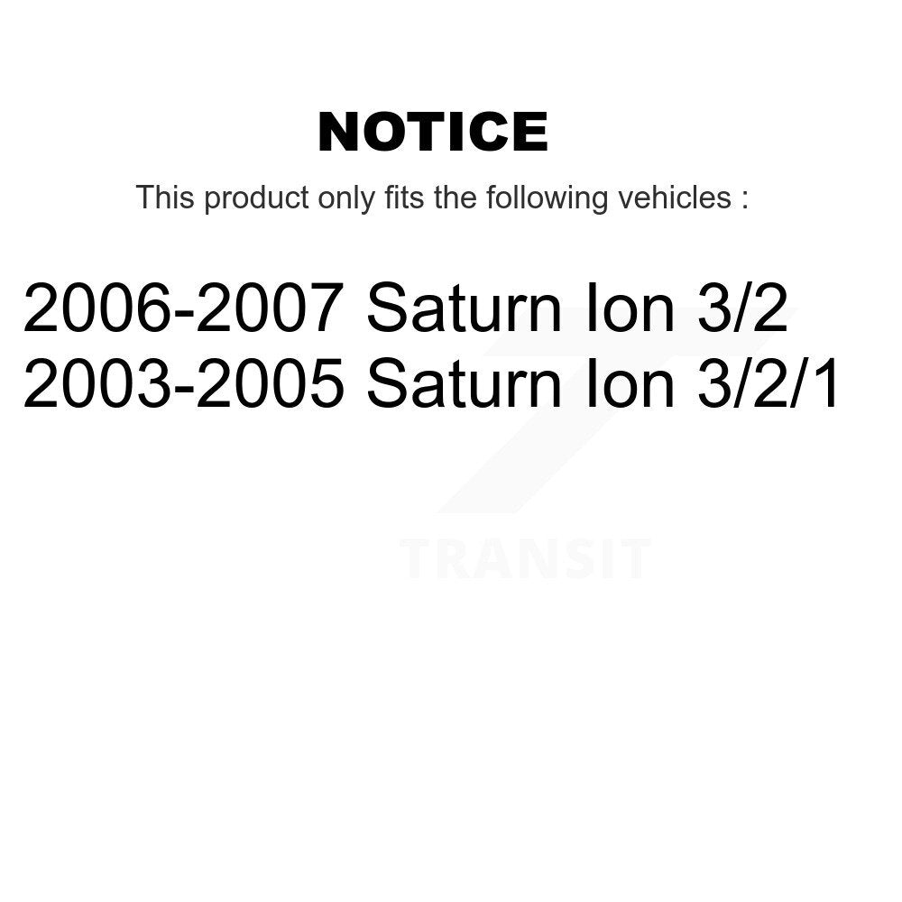 Kit de quincaillerie de jambe de suspension avant pour Saturn Ion 73-905948