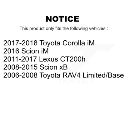 Support de jambe de force de Suspension avant, pour Toyota RAV4 Corolla iM Scion Lexus CT200h xB