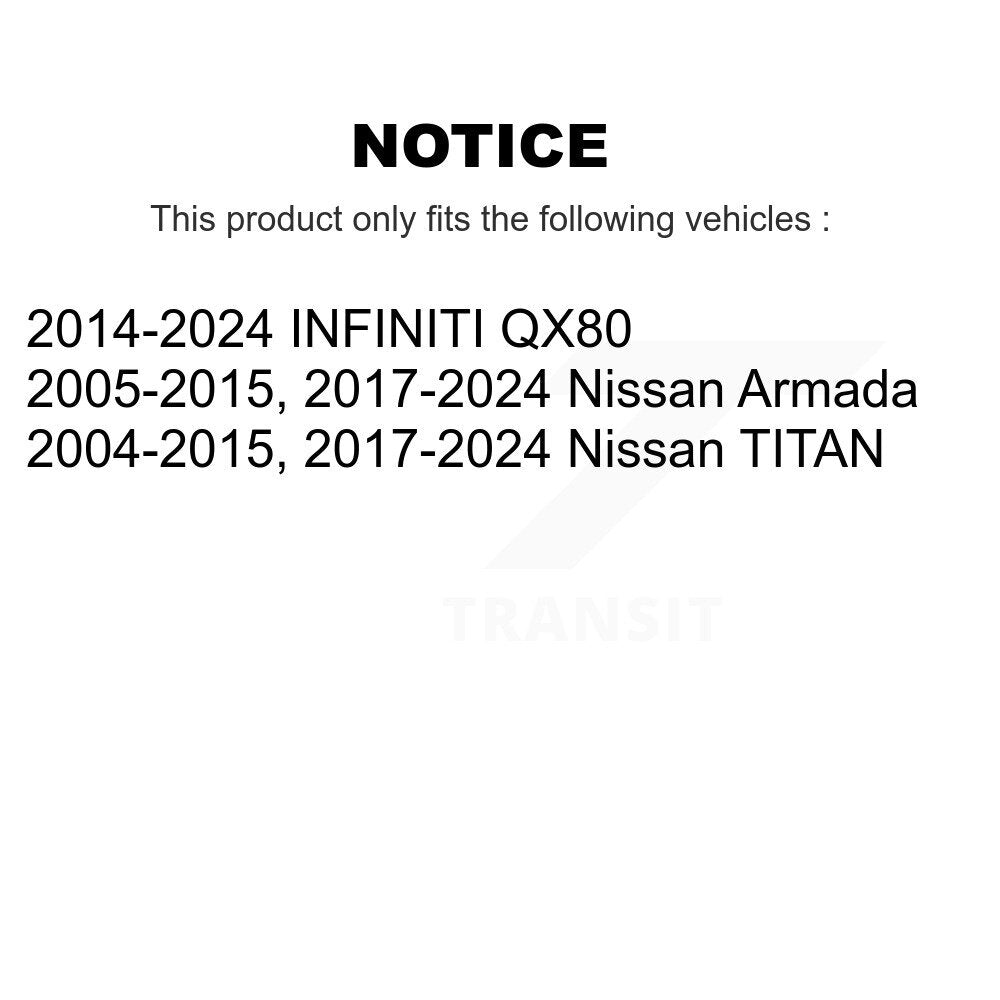 Support de jambe de suspension avant pour Nissan TITAN Armada INFINITI QX80 73-907932