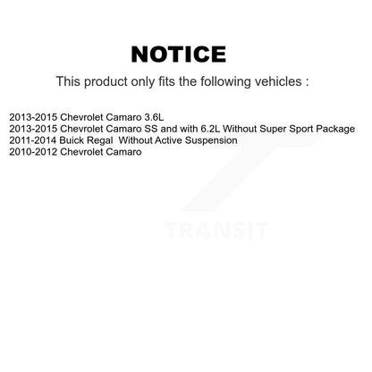 Kit de quincaillerie de jambe de force de Suspension avant, pour Chevrolet Camaro Buick Regal 73-907991