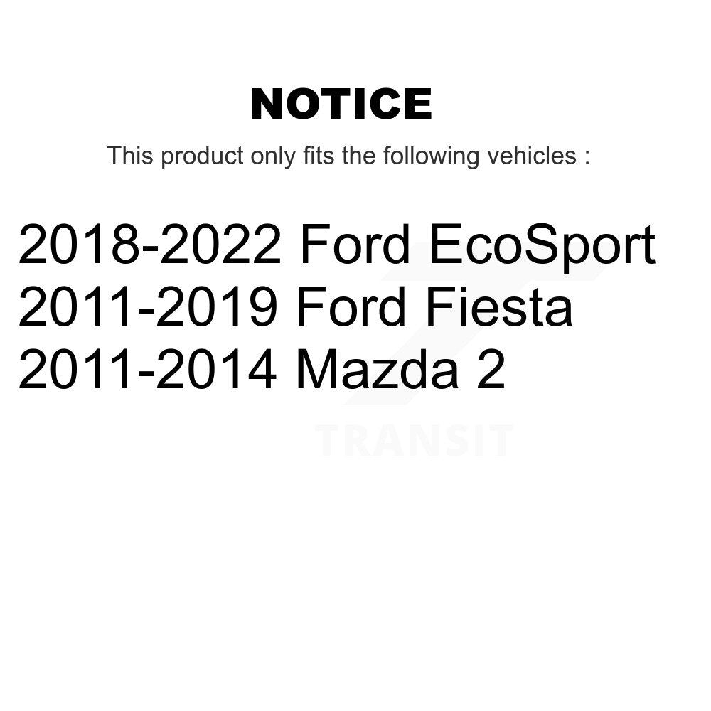 Kit de quincaillerie de jambe de force de Suspension arrière, pour Ford Fiesta EcoSport Mazda 2 73-907997