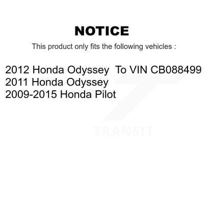 Support de jambe de suspension avant pour Honda Pilot Odyssey 73-908996