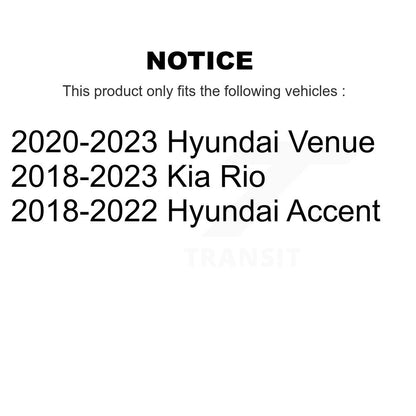 Suspension avant Strut Mount pour Hyundai Place Kia Rio Accent 73-TQ5959