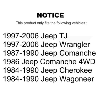 Amortisseur avant pour Jeep Wrangler Cherokee Comanche Wagoneer TJ 78-37026