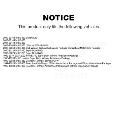 Amortisseur avant pour Ford F-350 Super Duty F-250 E-350 E-250 Econoline E-15