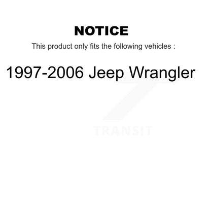 Amortisseur arrière pour Jeep Wrangler 1997-2006 78-37135