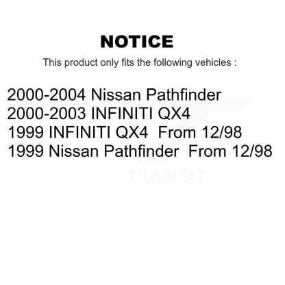 Amortisseur arrière pour Nissan Pathfinder INFINITI QX4 78-37204