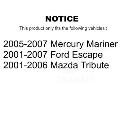 Amortisseur arrière pour Ford Escape Mazda hommage Mercury Mariner 78-37217