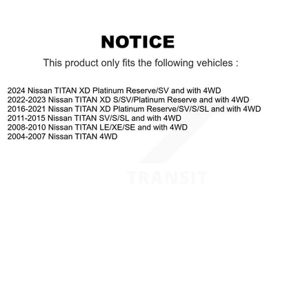 Amortisseur arrière pour Nissan TITAN XD 78-37251