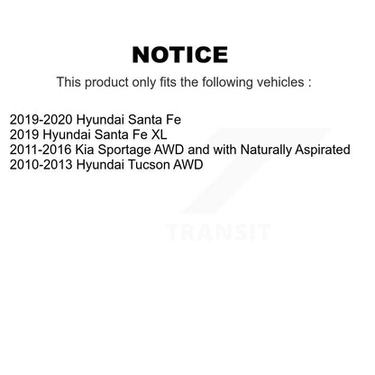 Amortisseur arrière pour Hyundai Tucson Santa Fe Kia Sportage XL 78-37341