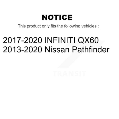 Amortisseur arrière pour Nissan Pathfinder INFINITI QX60 78-37363