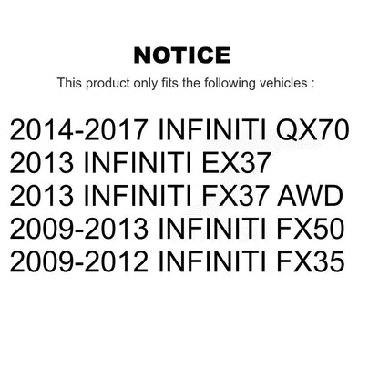 Absorbeur de choc arrière pour INFINITI FX35 QX70 EX37 FX50 FX37 78-37365