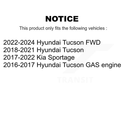 Amortisseur arrière pour Hyundai Tucson Kia Sportage 78-37386