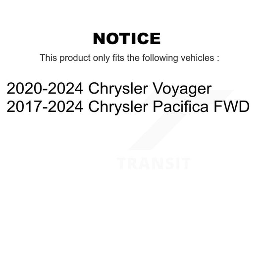 Amortisseur arrière pour Chrysler Pacifica Voyager 78-37417