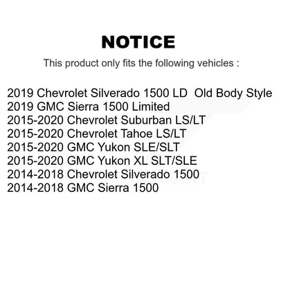 Entretoise de Suspension avant pour GMC Chevrolet Sierra 1500 Silverado Tahoe Yukon XL L