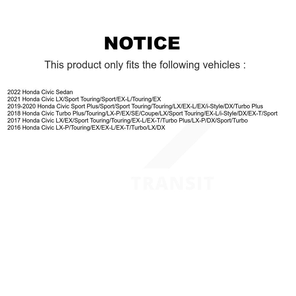 Amortisseur arrière pour Honda Civic 78-5545
