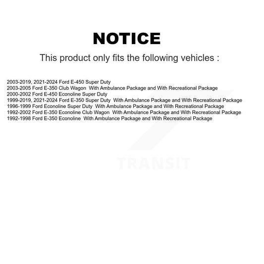 Jambe de suspension avant pour Ford E-350 Super Duty E-450 Econoline Club Wagon