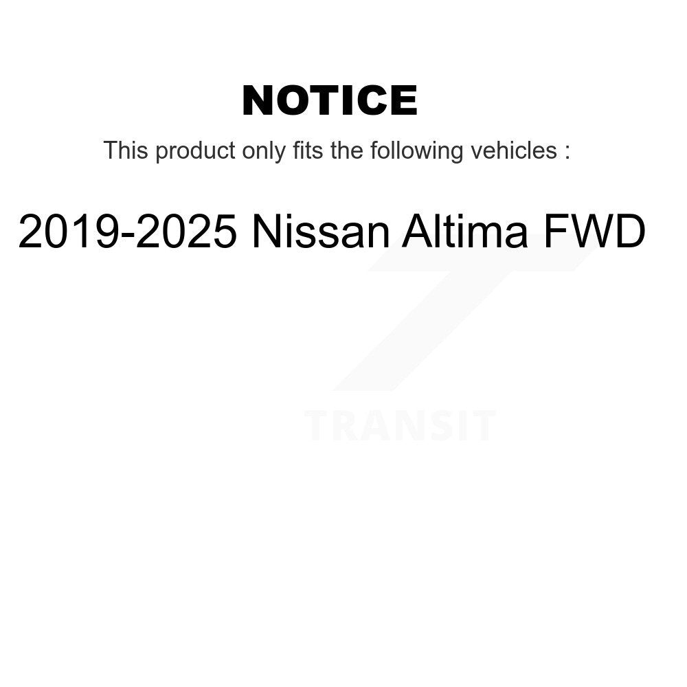 Absorbeur de choc arrière pour Nissan Altima FWD 2019-2025 78-5565