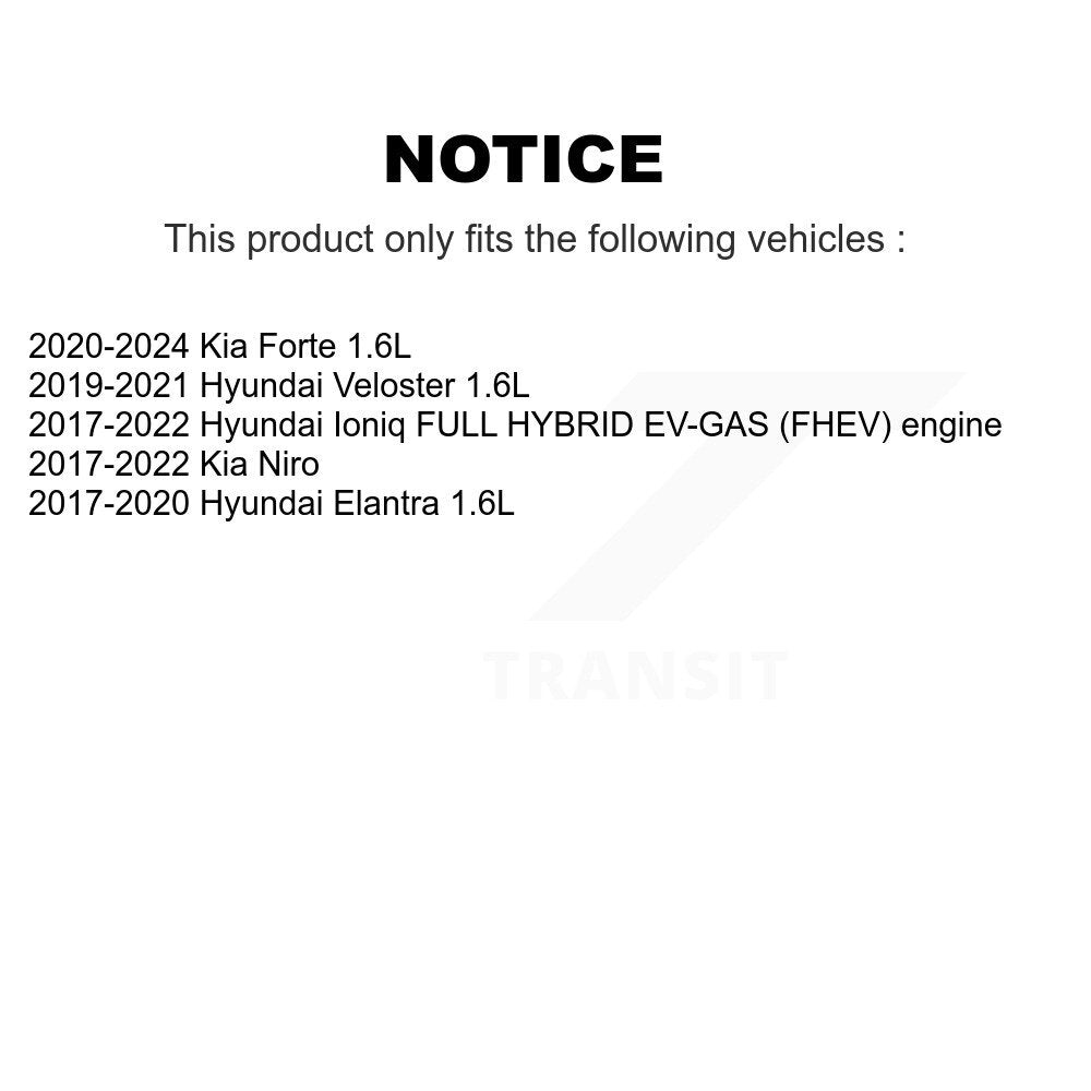 Absorbeur de choc arrière pour Hyundai Elantra Kia Forte Ioniq Niro Veloster 78-5577