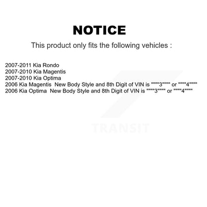 Amortisseur arrière pour Kia Rondo Optima Magentis 78-5615