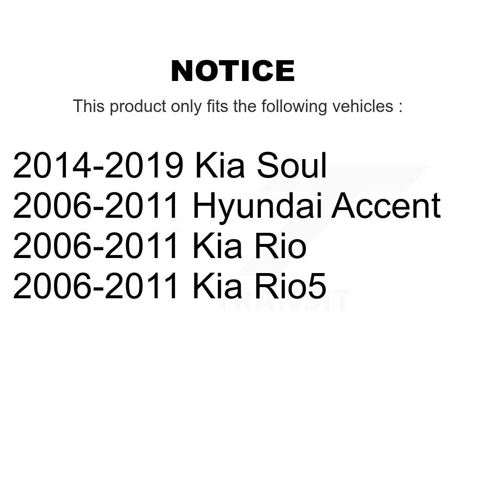Amortisseur arrière pour Kia Hyundai Accent Soul Rio Rio5 78-5621