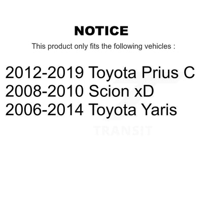 Amortisseur arrière pour Toyota Yaris Prius C Scion xD 78-5624