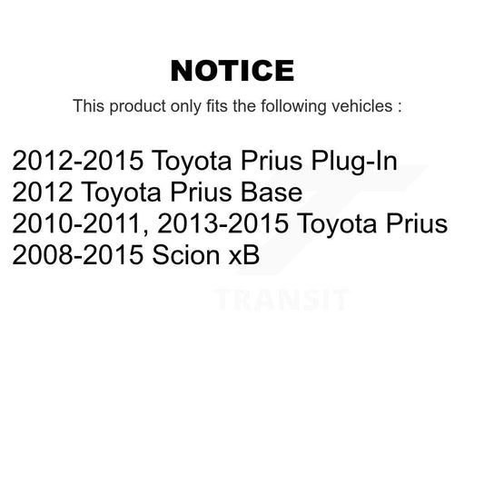 Amortisseur arrière pour Toyota Prius Scion xB enfichable 78-5685