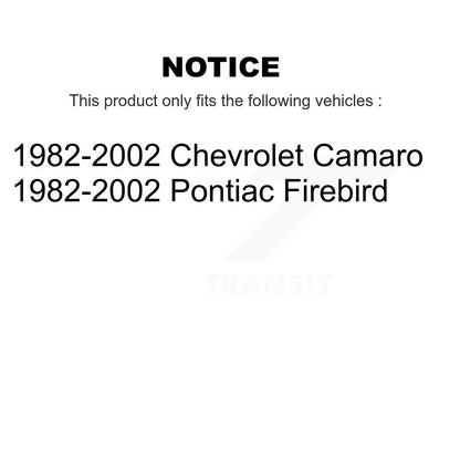 Amortisseur arrière pour Chevrolet Camaro Pontiac Firebird 1982-2002 78-5867