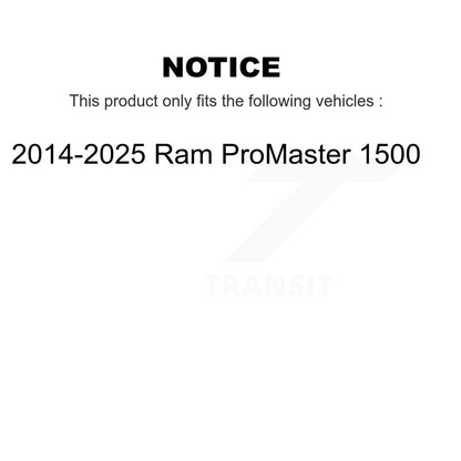 Absorbeur de choc arrière pour 2014-2025 Ram ProMaster 1500 78-66449