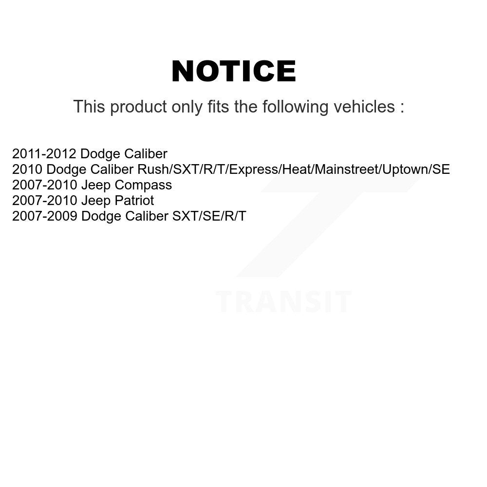 Jambe de suspension avant droite pour Jeep Dodge Caliber Patriot Compass 78-72367