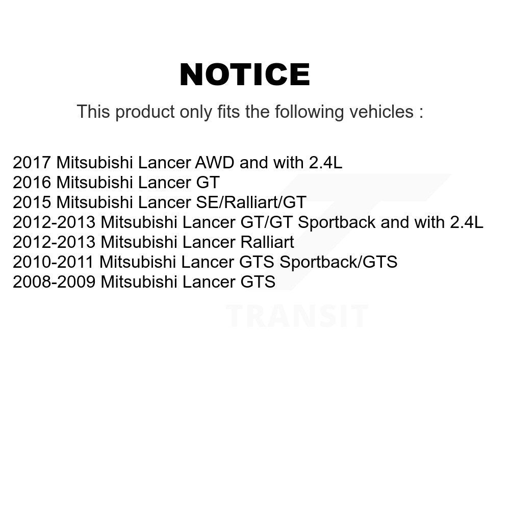Jambe de suspension avant gauche pour Mitsubishi Lancer 78-72505