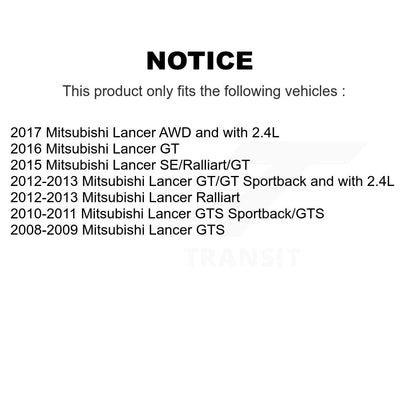 Jambe de suspension avant gauche pour Mitsubishi Lancer 78-72505