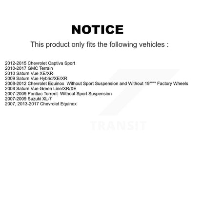 Jambe de suspension avant gauche pour Chevrolet Equinox GMC Terrain Pontiac Torrent